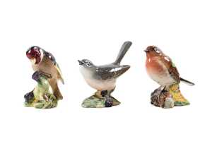 Three Beswick porcelain bird figures