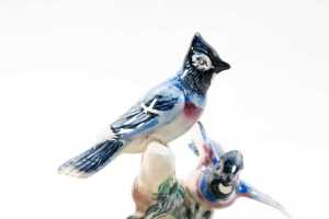 Beswick 'American Blue Jays' porcelain bird figure - 3