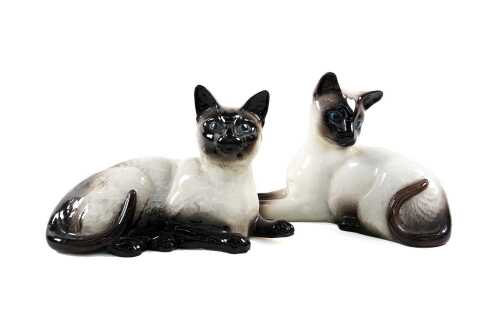 Pair of Beswick 'Siamese Cat' figures