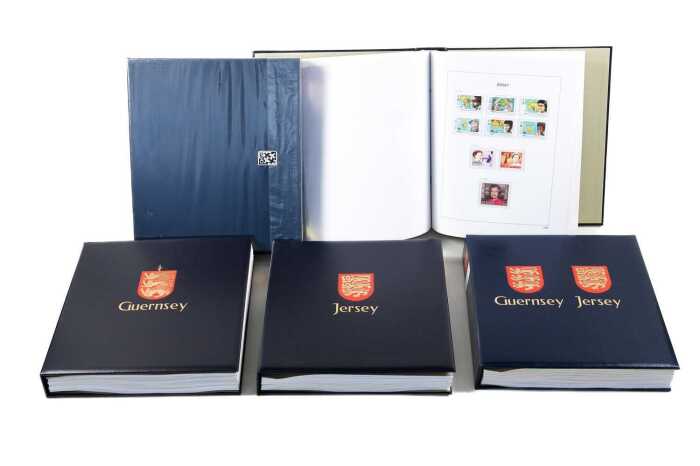 British Isles stamp collection in Davo albums