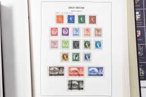 Great Britain stamp collection in five Davo albums with slip cases - 2