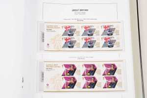 Great Britain stamp collection in five Davo albums with slip cases - 3