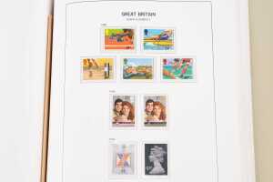 Great Britain stamp collection in five Davo albums with slip cases - 4
