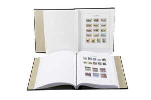 Isle of Man stamp collection in two Davo albums with slip cases