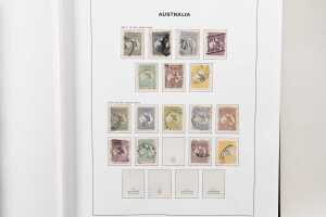 Australian stamp collection in five Davos albums with slip cases - 2