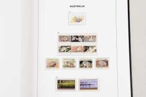 Australian stamp collection in five Davos albums with slip cases - 5