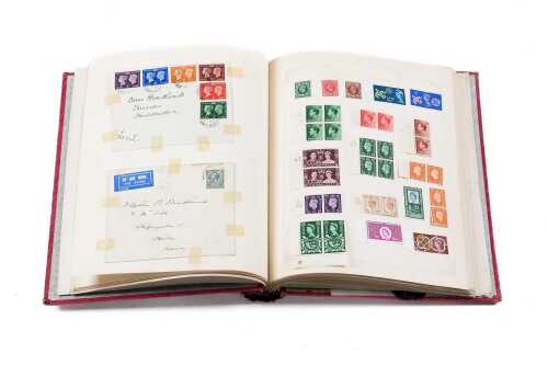 Old World album of stamps