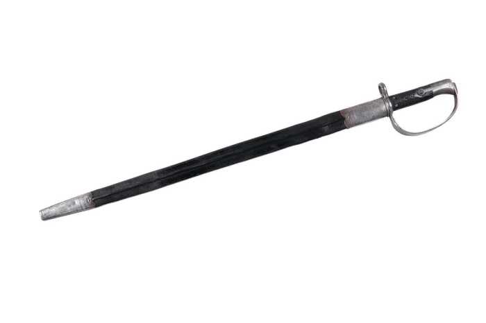 19th century British P1879 Artillery sawback sword bayonet