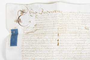 Queen Anne era indenture, 1713 - 2