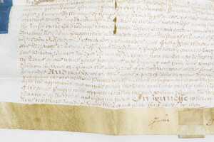 Queen Anne era indenture, 1713 - 3