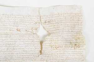 Queen Anne era indenture, 1713 - 4