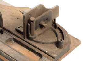 Antique Stanley No.51 shooting plane on No.52 shooting board - 2