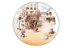 Royal Doulton 'Old English Coaching Scenes' porcelain charger and 3x plates - 2