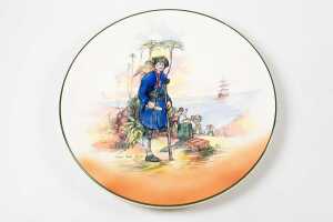 Two Royal Doulton Series Ware porcelain chargers - 2