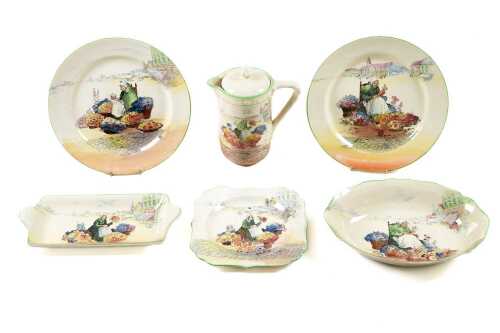 Royal Doulton (Flower seller) porcelain Series Ware