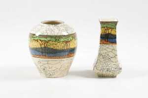 Five pieces of Royal Doulton 'Deadwood Crackle' porcelain Series Ware - 2