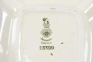 Royal Doulton 'Deadwood Crackle' Series Ware porcelain tobacco jar and ashtray - 4