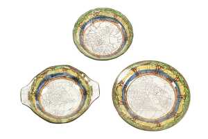Collection of Royal Doulton 'Deadwood Crackle' Series Ware porcelain - 3