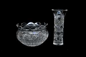 Two Waterford crystal decorative pieces