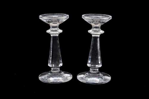 Pair of Waterford crystal candlesticks