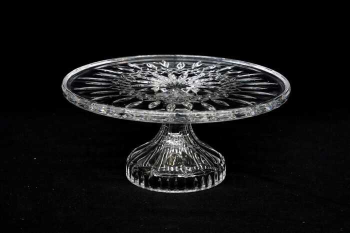 Waterford Crystal 'Lismore' footed cake plate