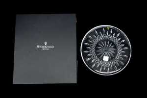 Waterford Crystal 'Lismore' cake plate and Bridal knife - 4