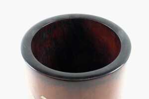 A timber brush pot - 4