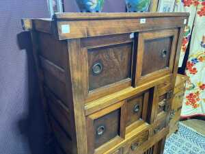 Korean elm cabinet - 2
