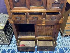 Korean elm cabinet - 5