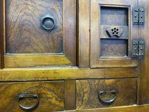Korean elm cabinet - 6