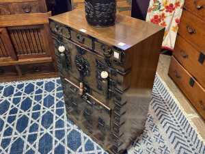 Korean elm cabinet - 2