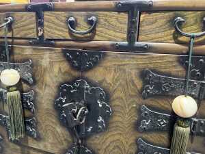 Korean elm cabinet - 5