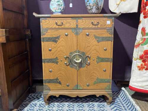 Korean elm cabinet