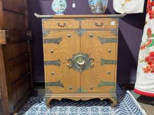 Korean elm cabinet