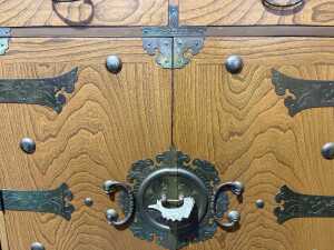 Korean elm cabinet - 4