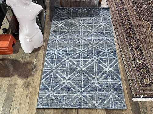 Indian Jaipur modern hand knotted wool rug