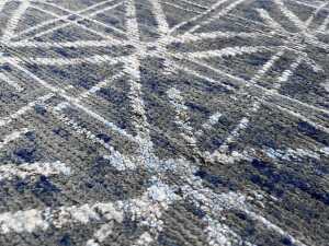 Indian Jaipur modern hand knotted wool rug - 3