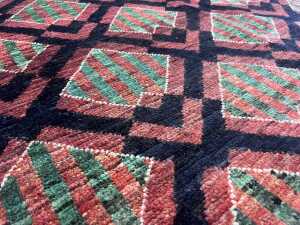 Afghan Chobi hand knotted wool rug - 3