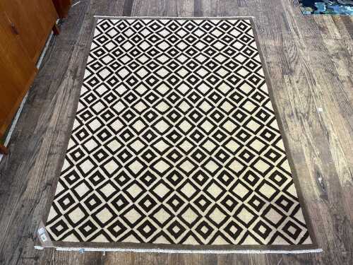 Afghan Chobi hand knotted wool rug