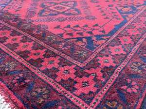 Afghan Khal Mohammadi hand knotted wool hall runner rug - 3