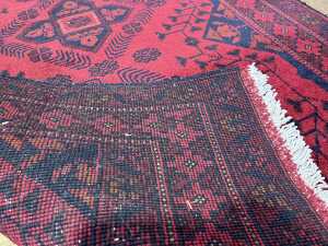 Afghan Khal Mohammadi hand knotted wool hall runner rug - 4