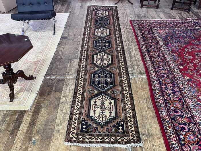 Persian Yalameh hand knotted hall runner rug