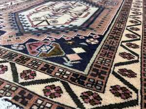 Persian Yalameh hand knotted hall runner rug - 3