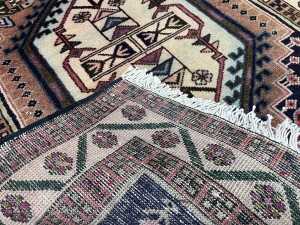 Persian Yalameh hand knotted hall runner rug - 4