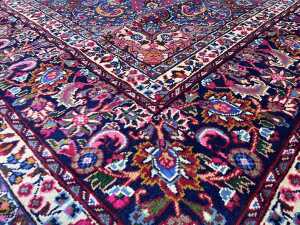 Persian Kashghai Hamadan hand knotted wool rug - 3