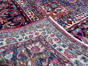 Persian Kashghai Hamadan hand knotted wool rug - 4