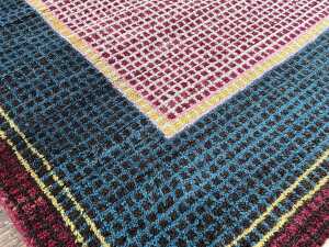 Indian Jaipur hand knotted wool rug - 3