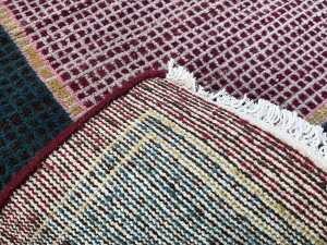 Indian Jaipur hand knotted wool rug - 4