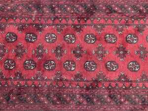 Afghan Turkmen hand knotted wool rug - 2