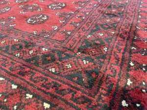Afghan Turkmen hand knotted wool rug - 3